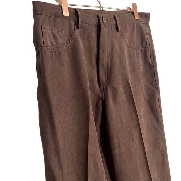 Alfred Dunner Casual Faux Suede Dress Pants Brown Size 6P - Picture 4 of 8
